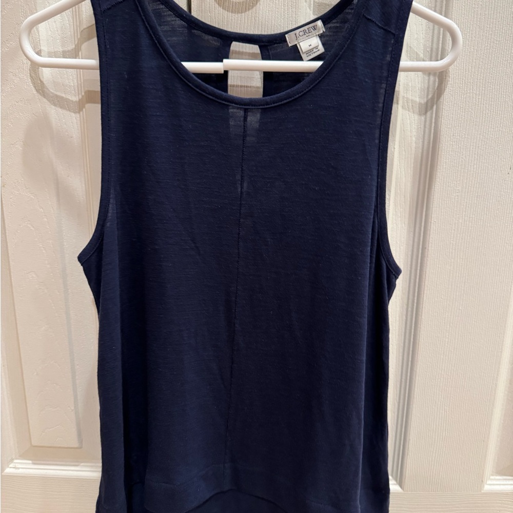 J. Crew Navy Tank Top